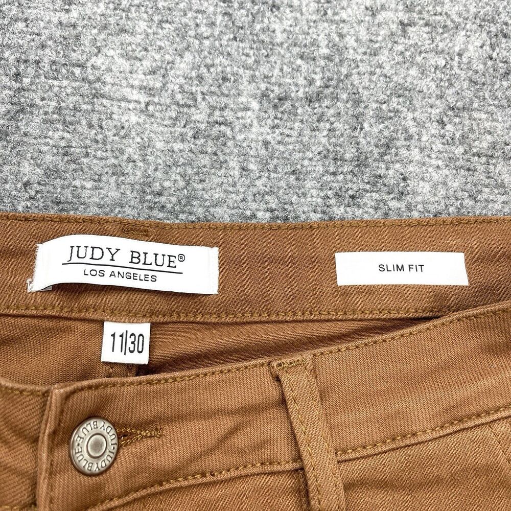Judy Blue Utility Slim Fit Jeans Womens 11/30 High Rise Carpenter Denim JB88462 - Picture 4 of 11